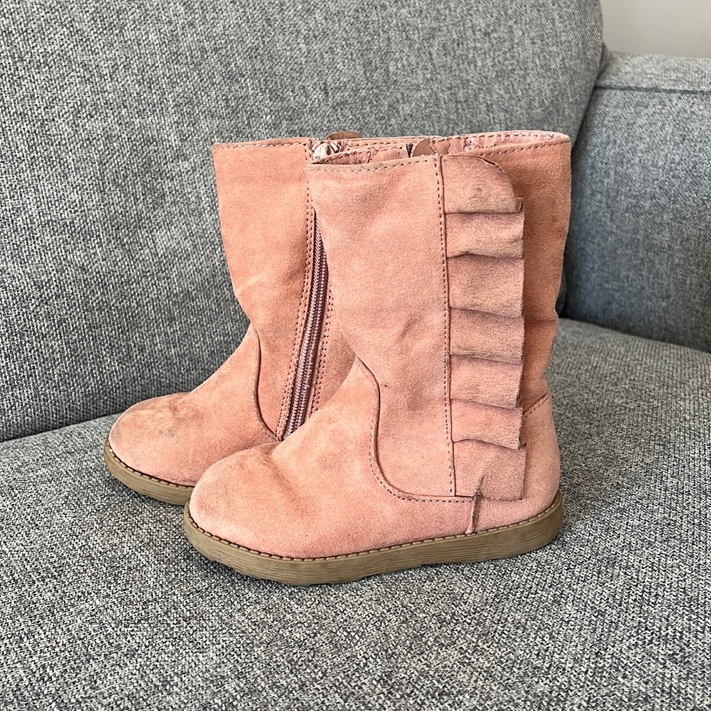 Girls Suede-like Boots